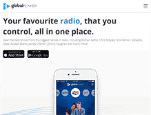 Tablet Screenshot of globalplayer.com